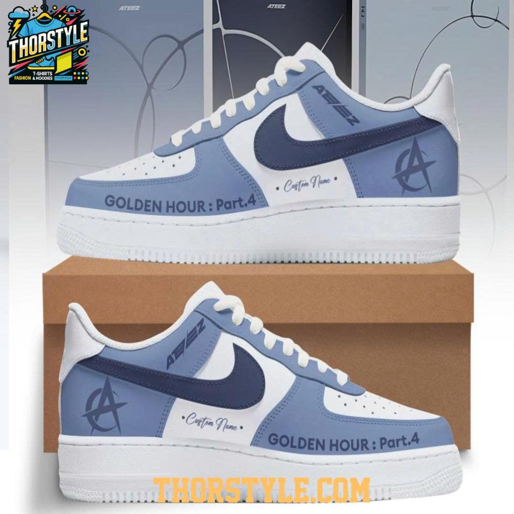 Ateez 13Th Mini Album Golden Hour 2026 Personalized Air Force 1 Shoes