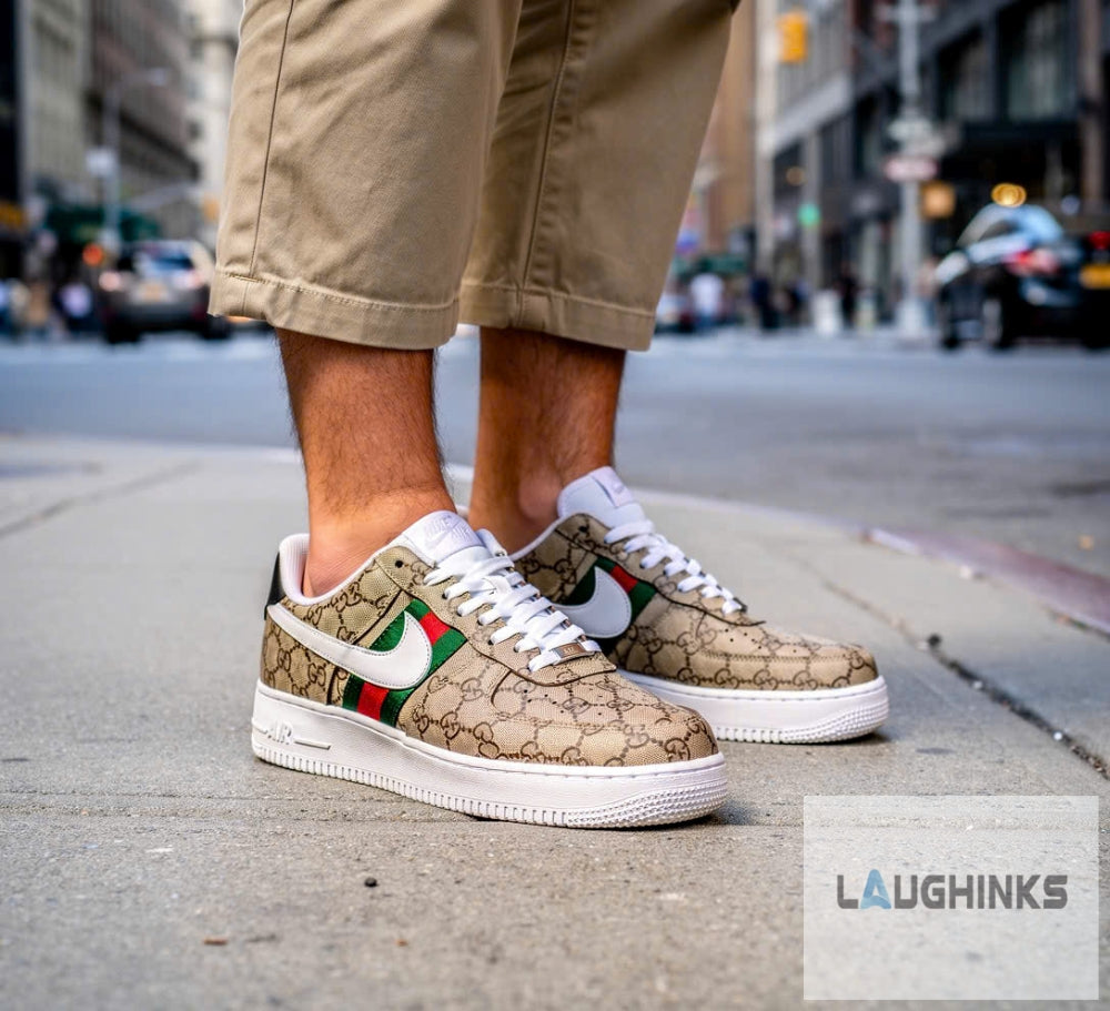 Gucci Bee Custom Nike Air Force 1 Shoes