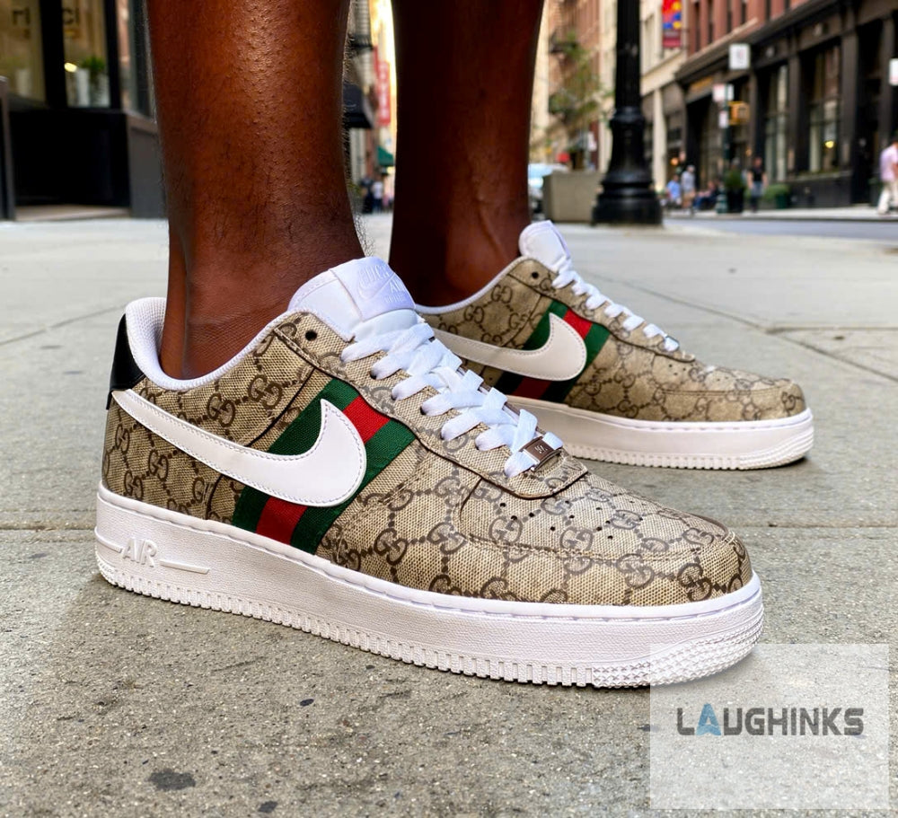 Gucci Bee Custom Nike Air Force 1 Shoes