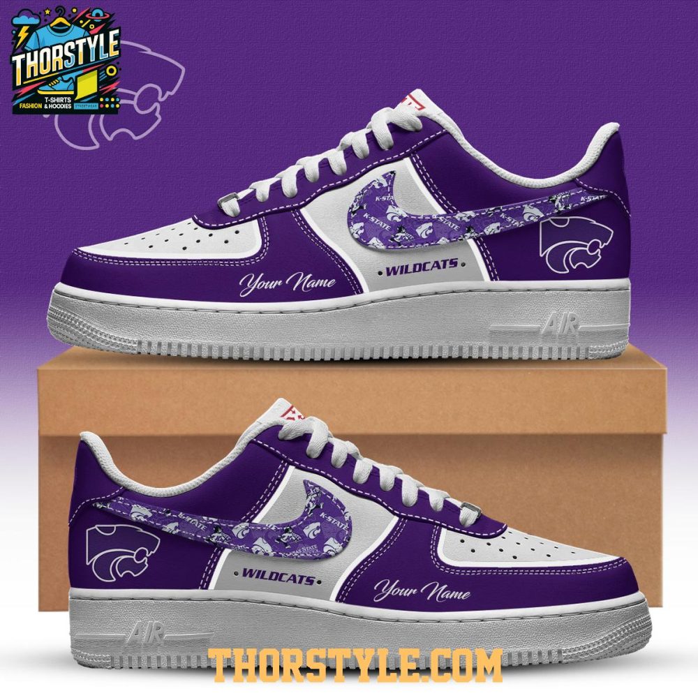 Kansas State Wildcats Purple Pride Big 12 Ncaa 2025 Personalized Air Force 1 Shoes