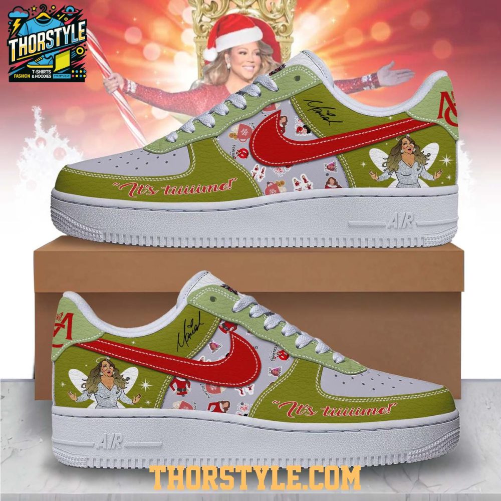 Mariah Carey It'S Time To Celebrate Christmas Holiday 2025 Air Force 1 Shoes
