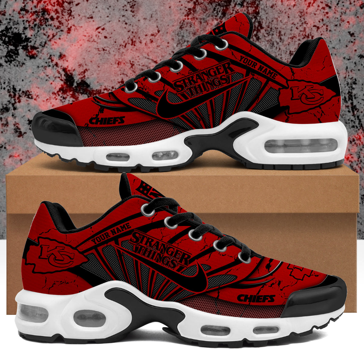 KC Stranger Things Personalized Air Max Shoes