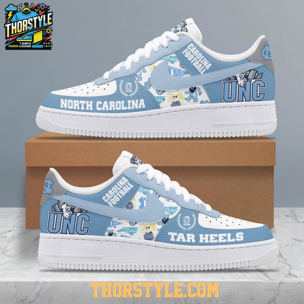North Carolina Tar Heels 2025 Unc Football Personalized Air Force 1 Shoes