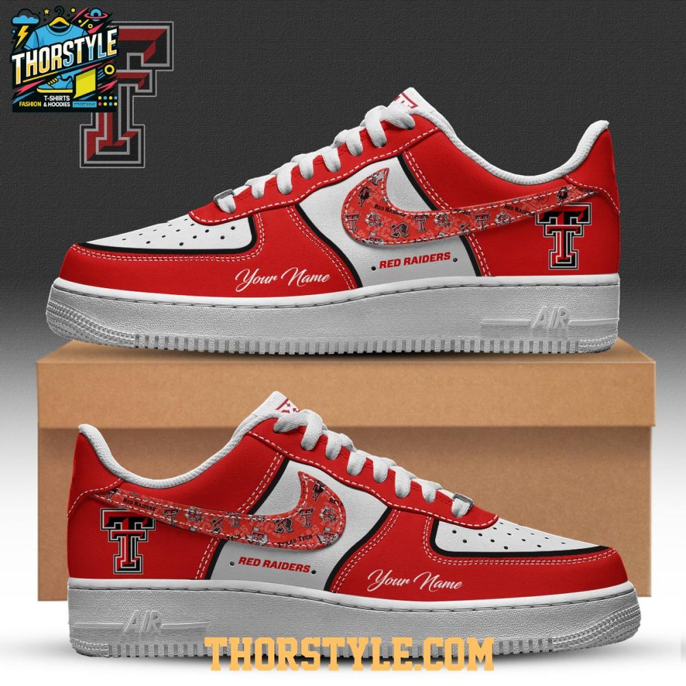 Texas Tech Red Raiders Big 12 Ncaa 2025 Personalized Air Force 1 Shoes