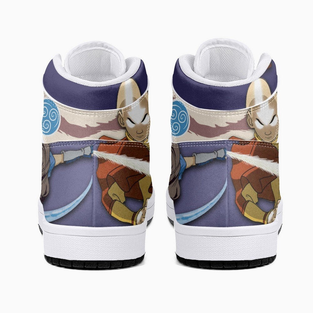 Aang And Katara Avatar JD1 High Top Shoes