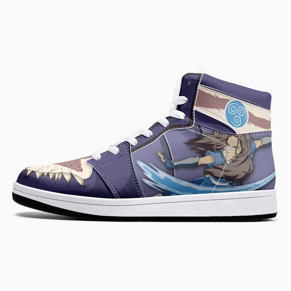 Aang And Katara Avatar JD1 High Top Shoes