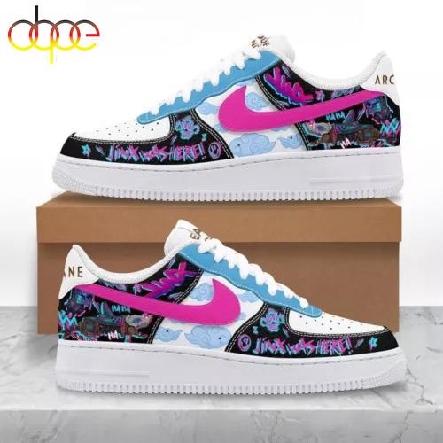 Arcane Jinx Was Here League Of Legends Air Force 1 Shoes