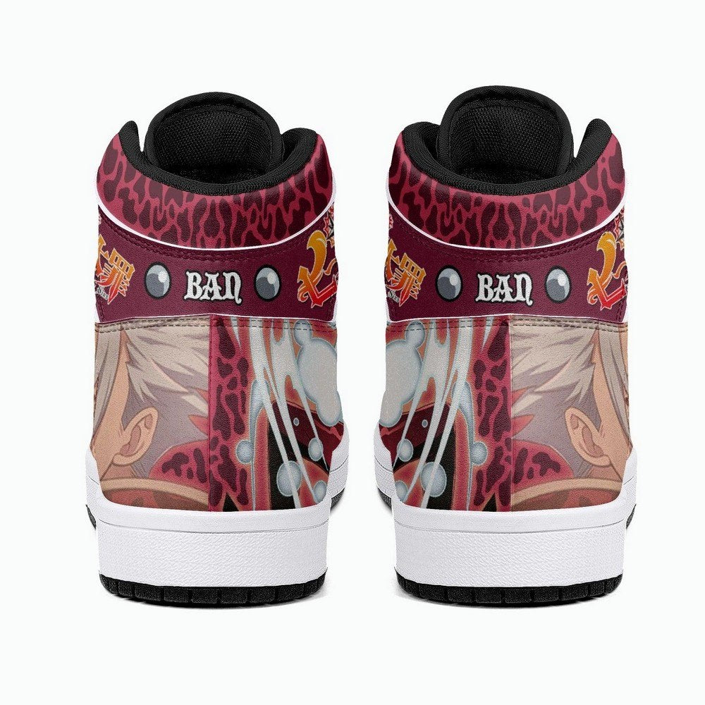 Ban Purgatory Seven Deadly Sins JD1 High Top Shoes