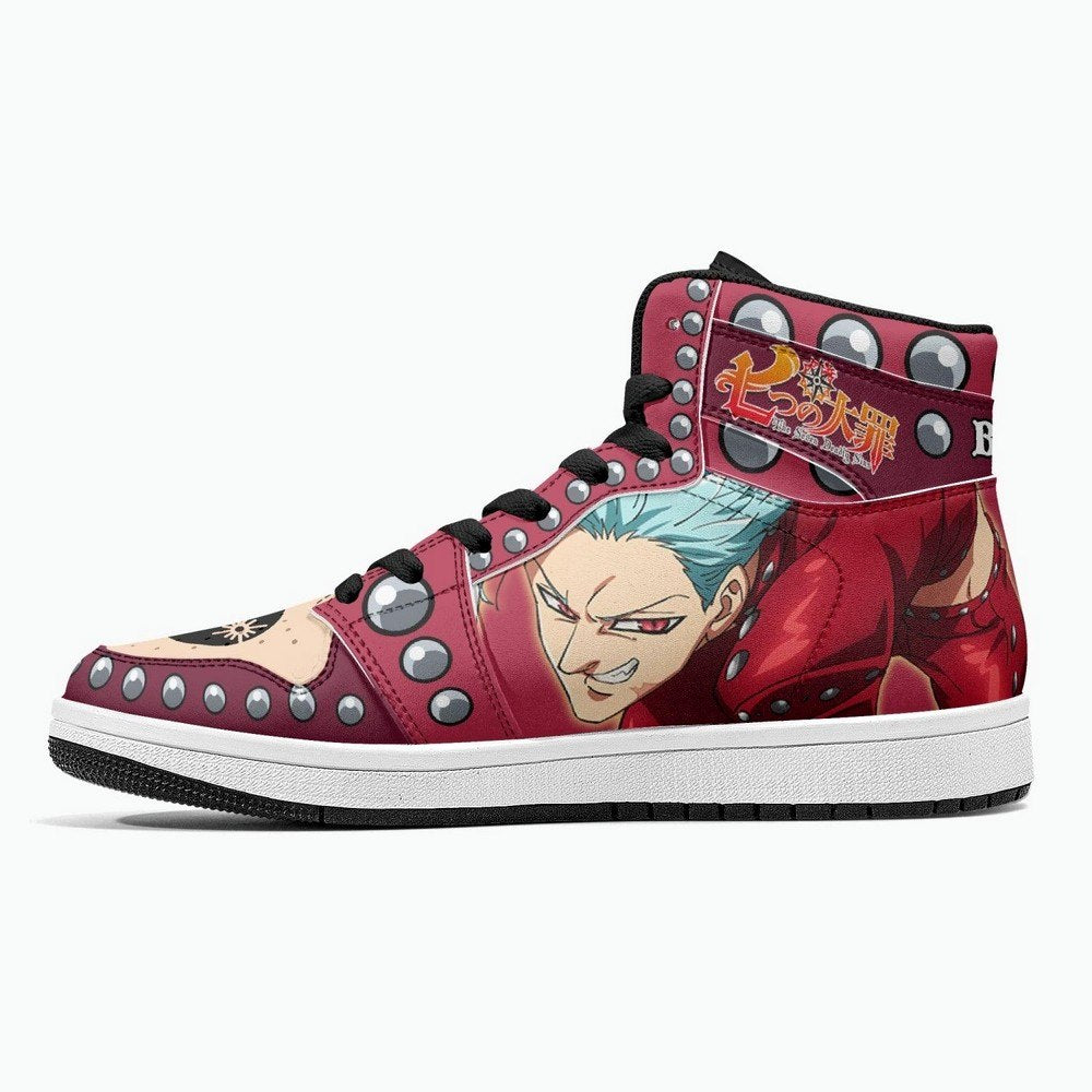 Ban Seven Deadly Sins JD1 High Top Shoes