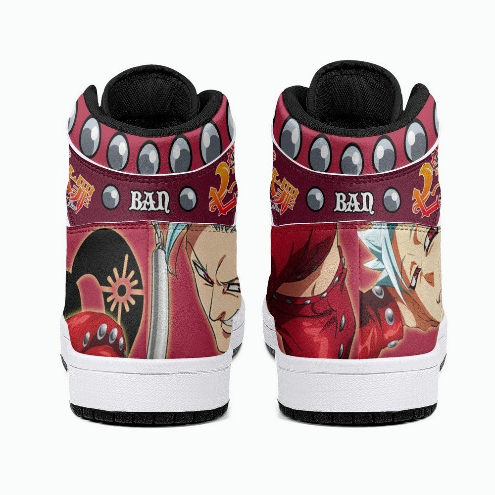 Ban Seven Deadly Sins JD1 High Top Shoes