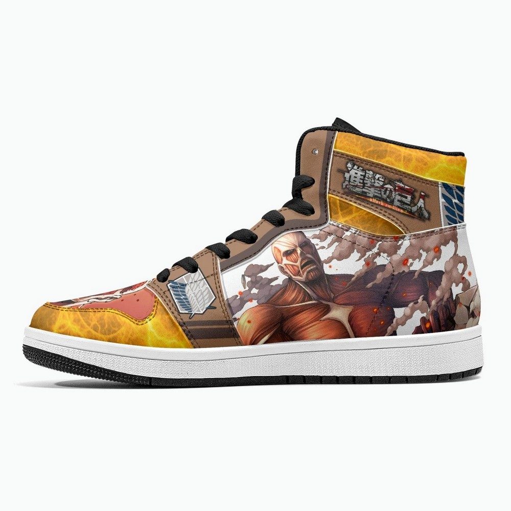 Bertholdt Hoover Colossal Titan Shingeki No Kyojin JD1 High Top Shoes