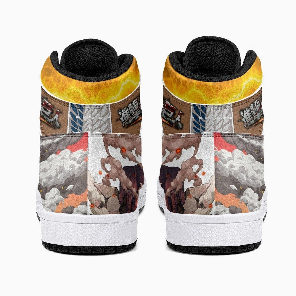 Bertholdt Hoover Colossal Titan Shingeki No Kyojin JD1 High Top Shoes