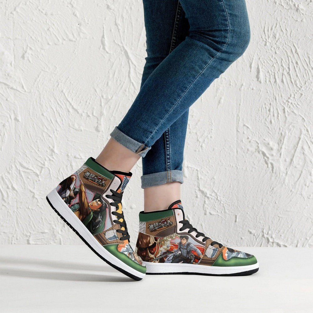 Bertholdt Hoover Revelation Shingeki No Kyojin JD1 High Top Shoes