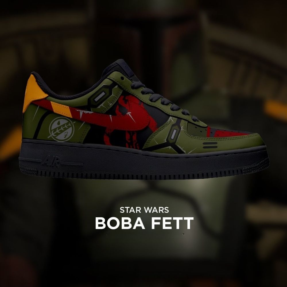 Boba Fett Star Wars Edition Low Top Shoes