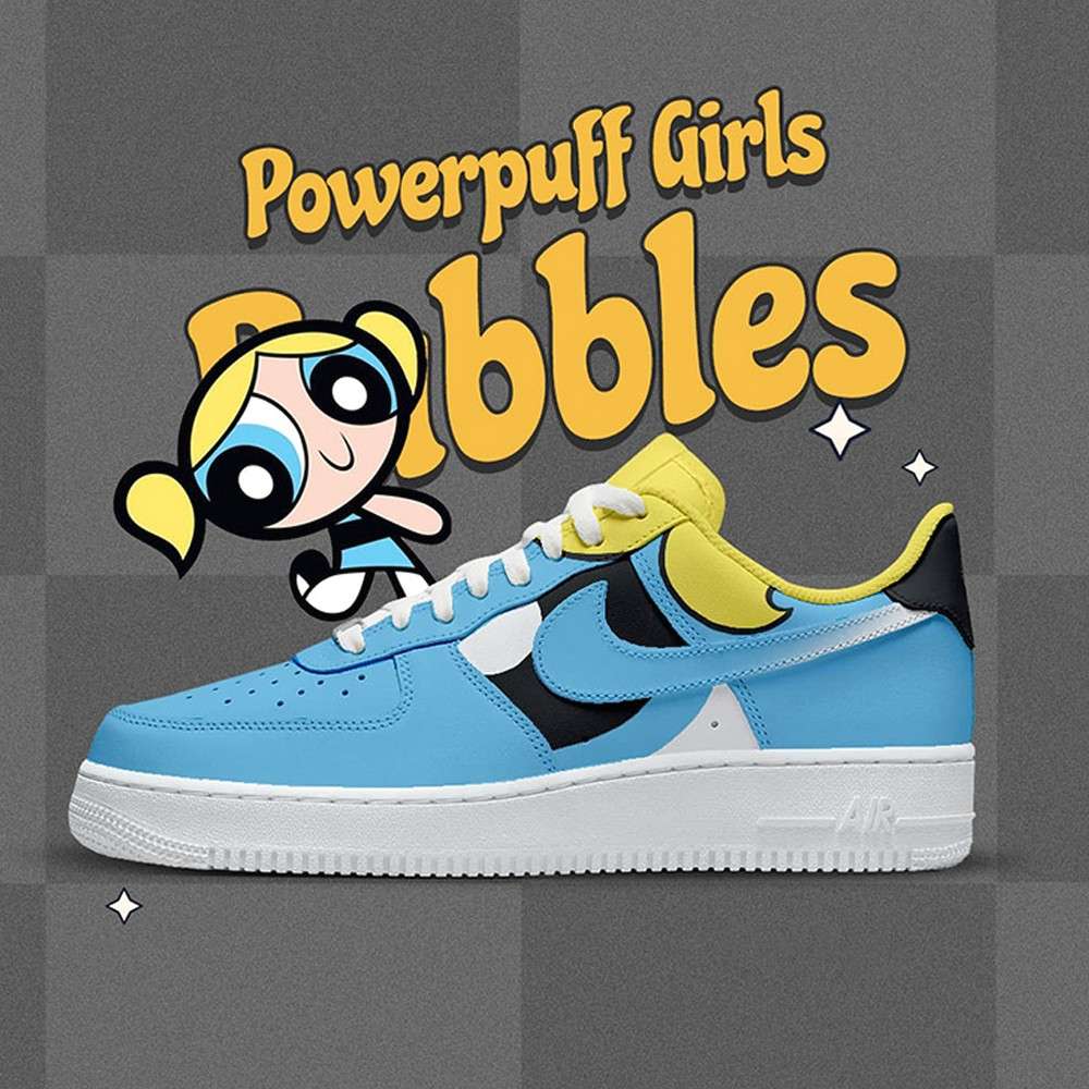 Bubbles The Powerpuff Girls AF1 Shoes