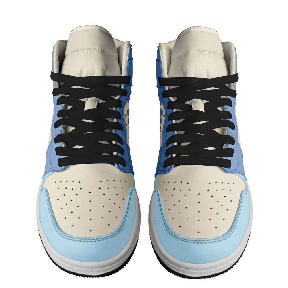 Bubbles The Powerpuff Girls AJ1 High Sneakers Shoes