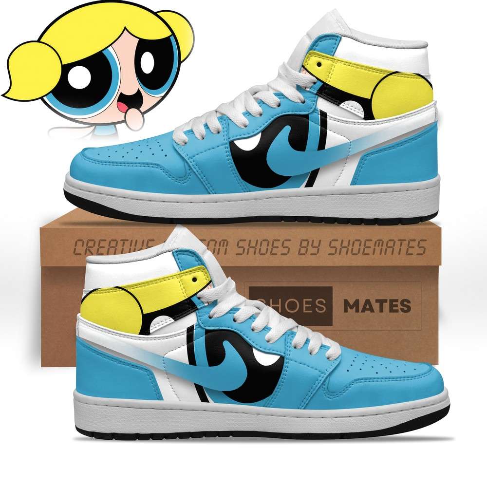 Bubbles The Powerpuff Girls AJ1 Shoes