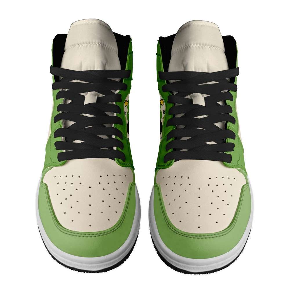 Buttercup The Powerpuff Girls AJ1 High Sneakers Shoes