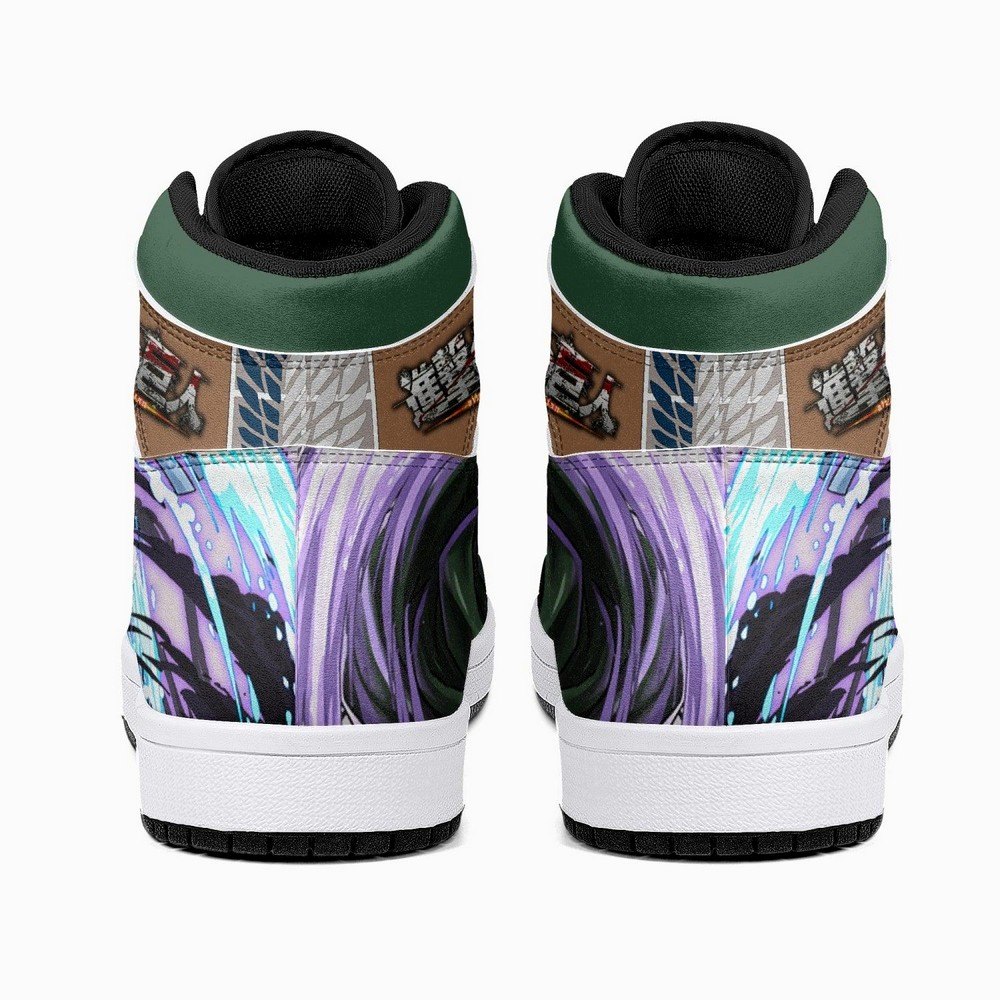 Captain Levi Cleaner Shingeki No Kyojin JD1 High Top Shoes