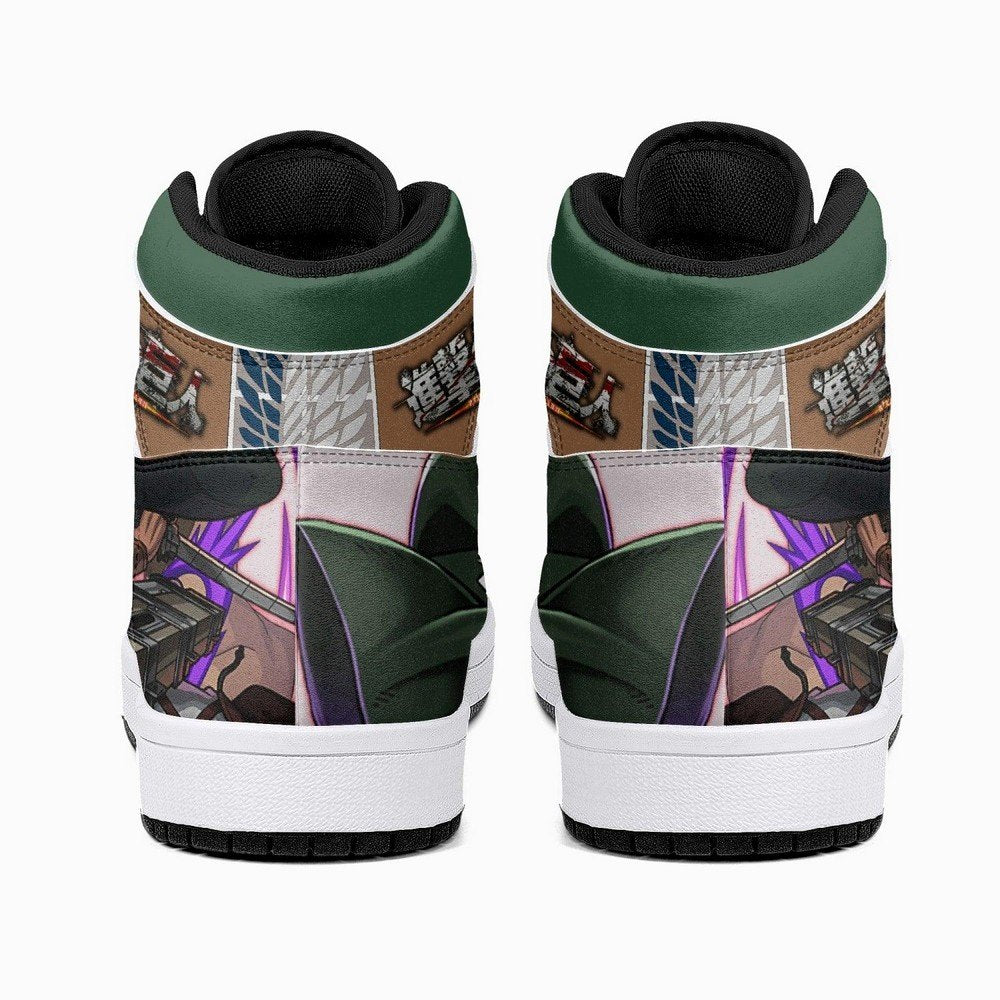 Captain Levi Shingeki No Kyojin JD1 High Top Shoes