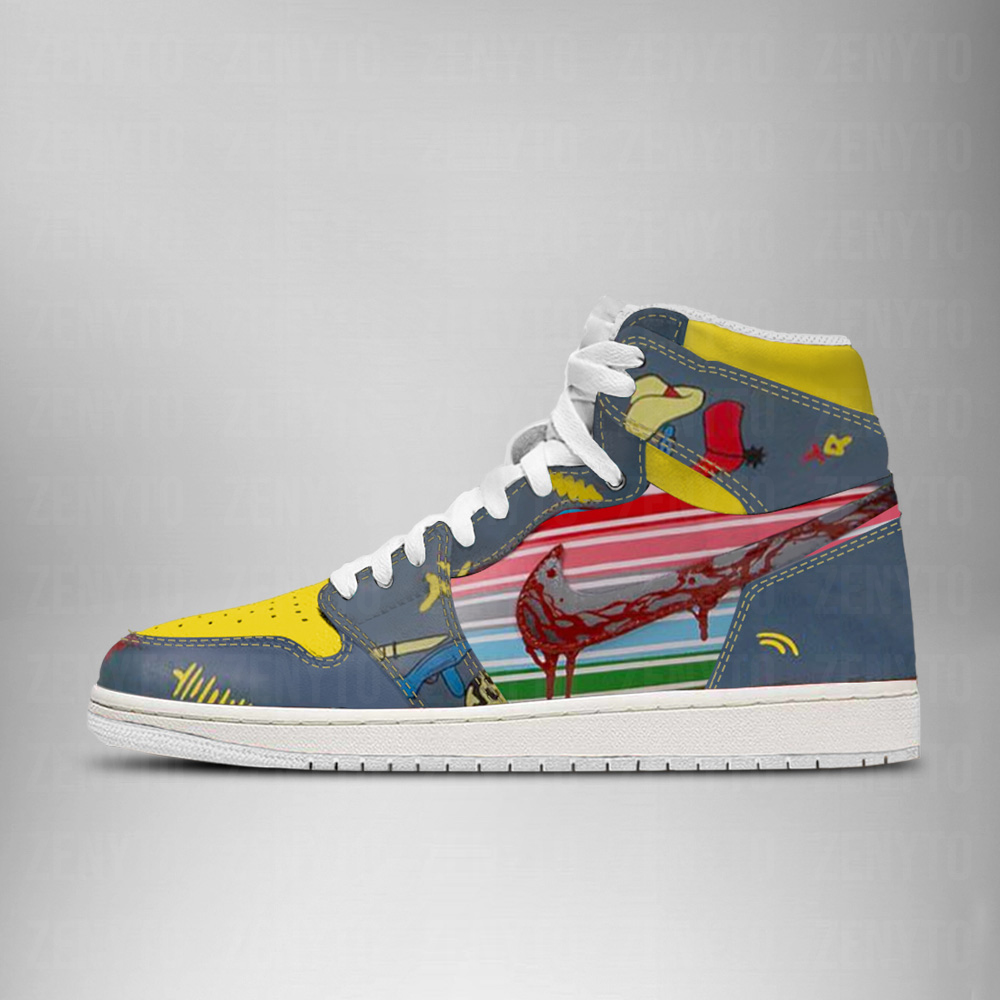 Chucky Halloween J1 High Top Shoes Version 3