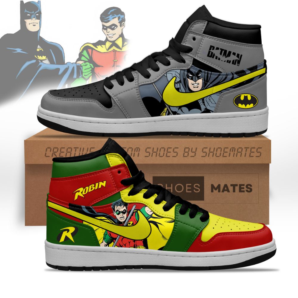 DC Batman Vs Robin High Top Shoes