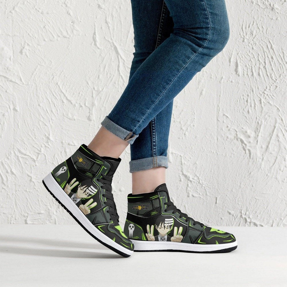 Death The Kid Soul Eater JD1 High Top Shoes