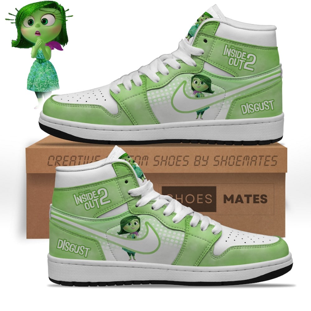 Disgust Inside Out AJ1 High Top Shoes