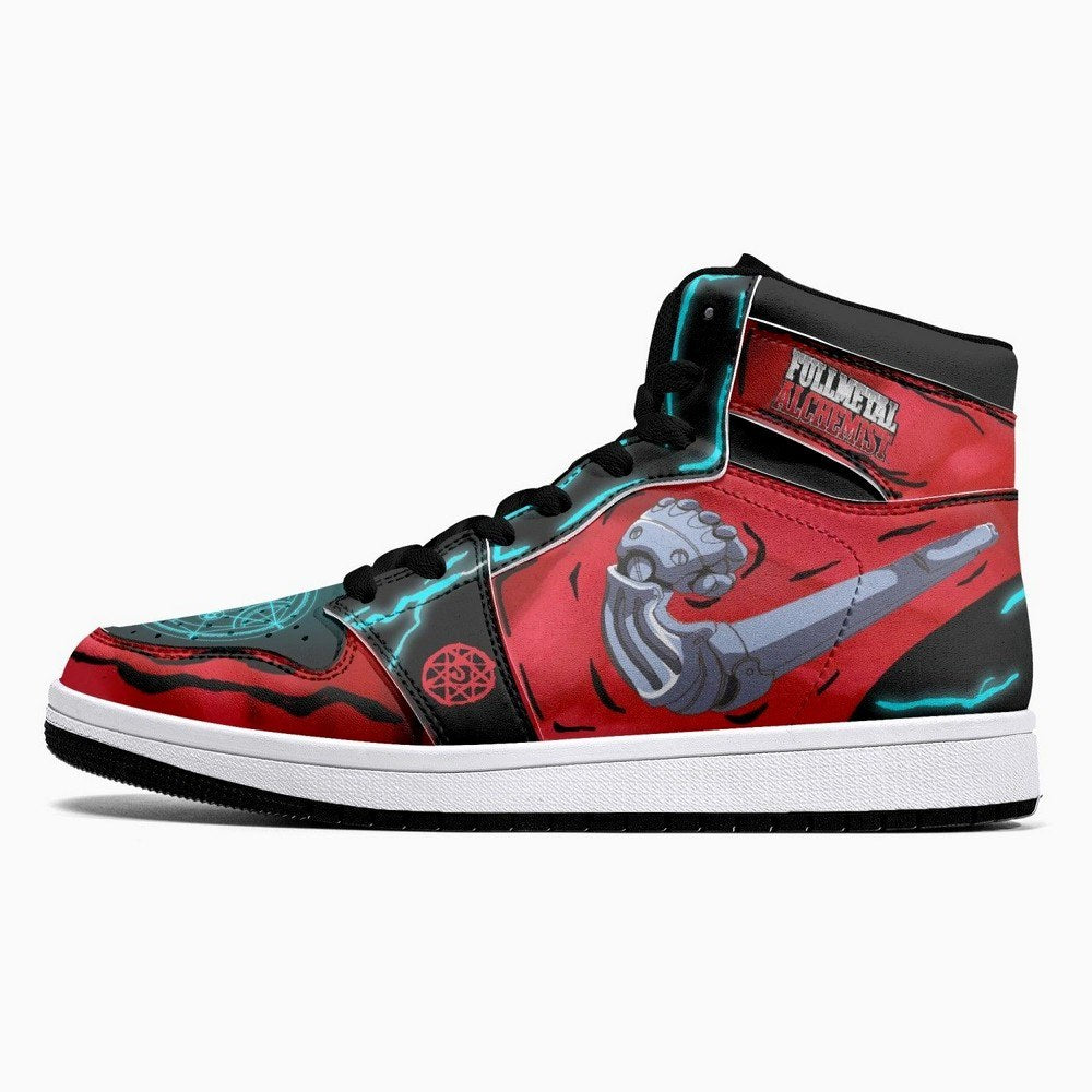 Edward And Alphonse Elric Fullmetal Alchemist JD1 High Top Shoes