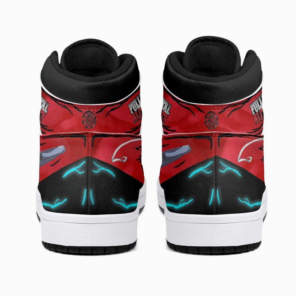 Edward And Alphonse Elric Fullmetal Alchemist JD1 High Top Shoes