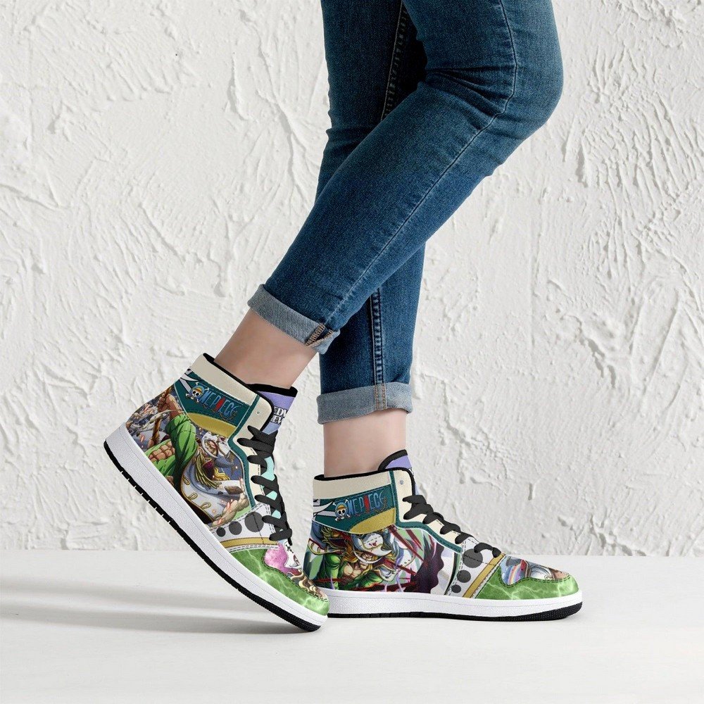 Edward Newgate Wano One Piece JD1 High Top Shoes