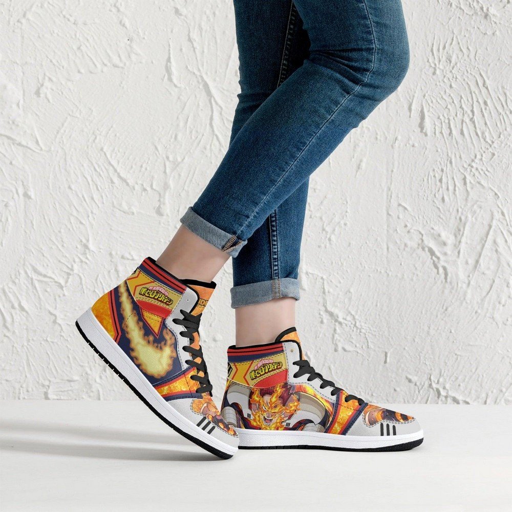 Enji Todoroki Endeavor My Hero JD1 High Top Shoes