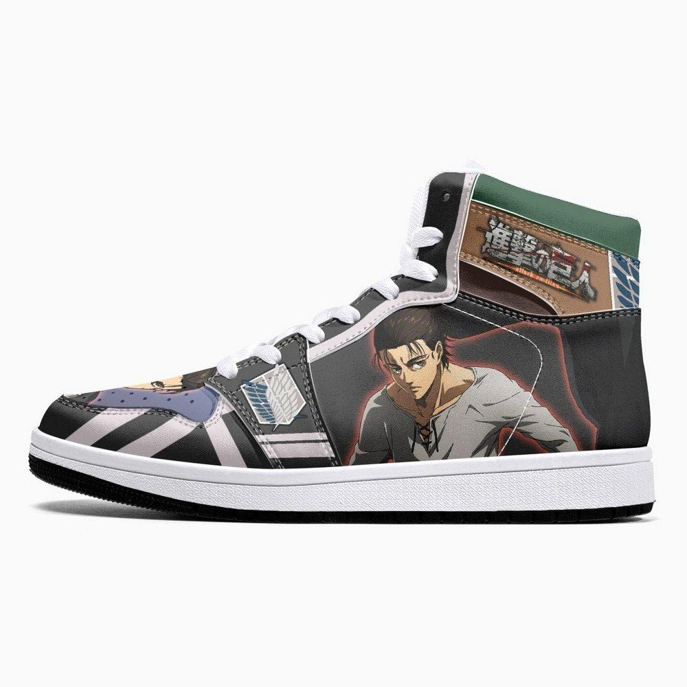 Eren Yeager Timeskip Shingeki No Kyojin JD1 High Top Shoes