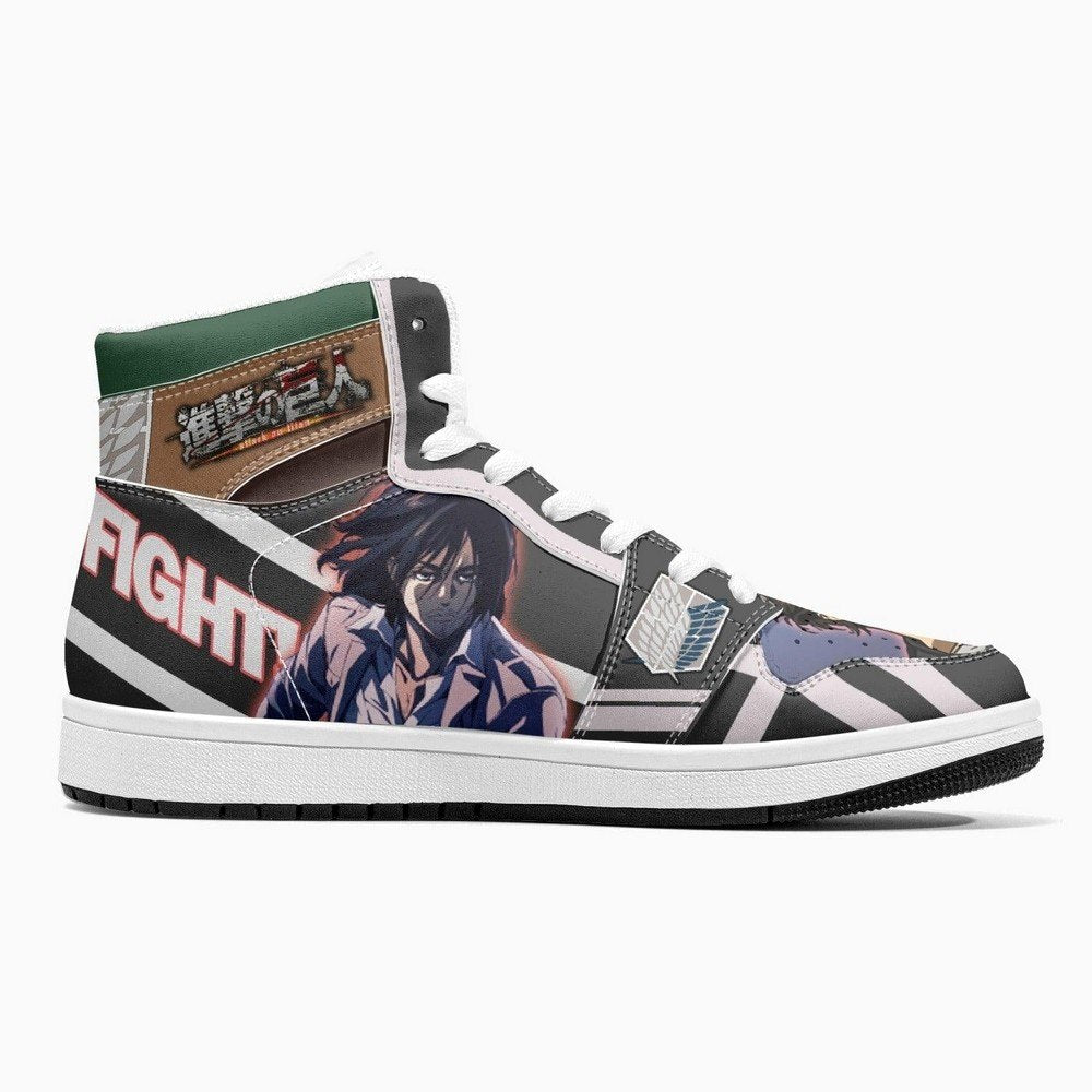 Eren Yeager Timeskip Shingeki No Kyojin JD1 High Top Shoes