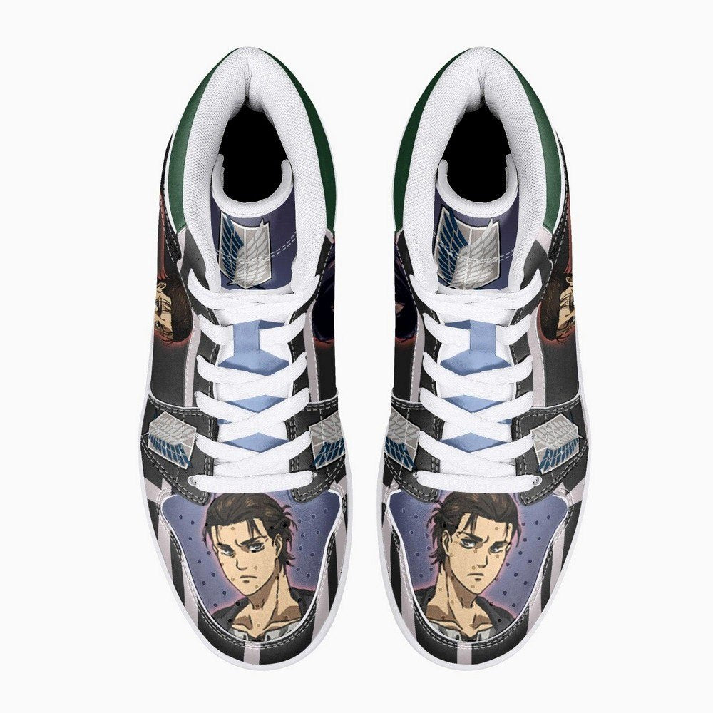 Eren Yeager Timeskip Shingeki No Kyojin JD1 High Top Shoes