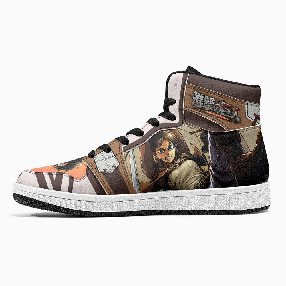 Eren Yeager Training Corps Shingeki No Kyojin JD1 High Top Shoes