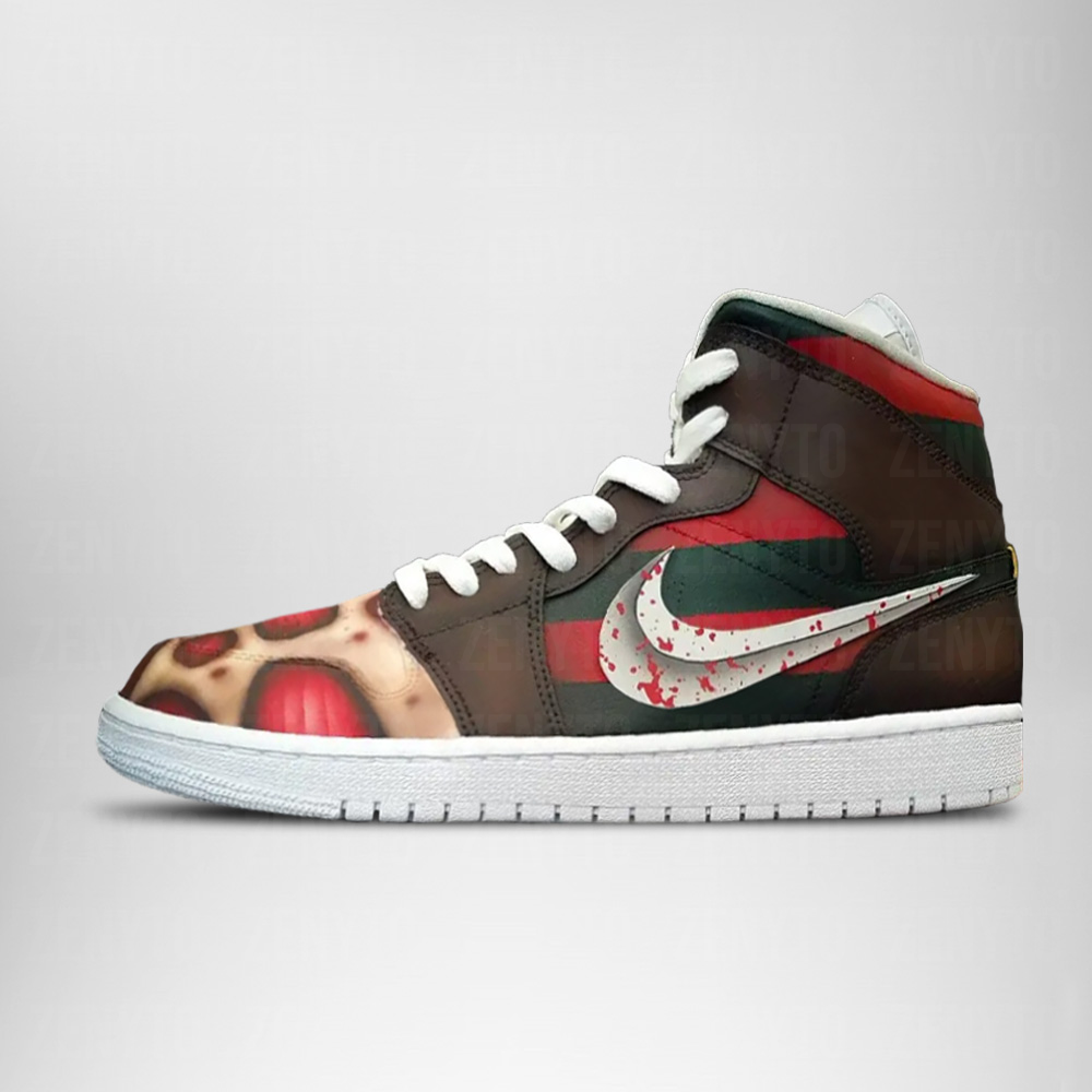 Freddy Krueger Halloween J1 High Top Shoes