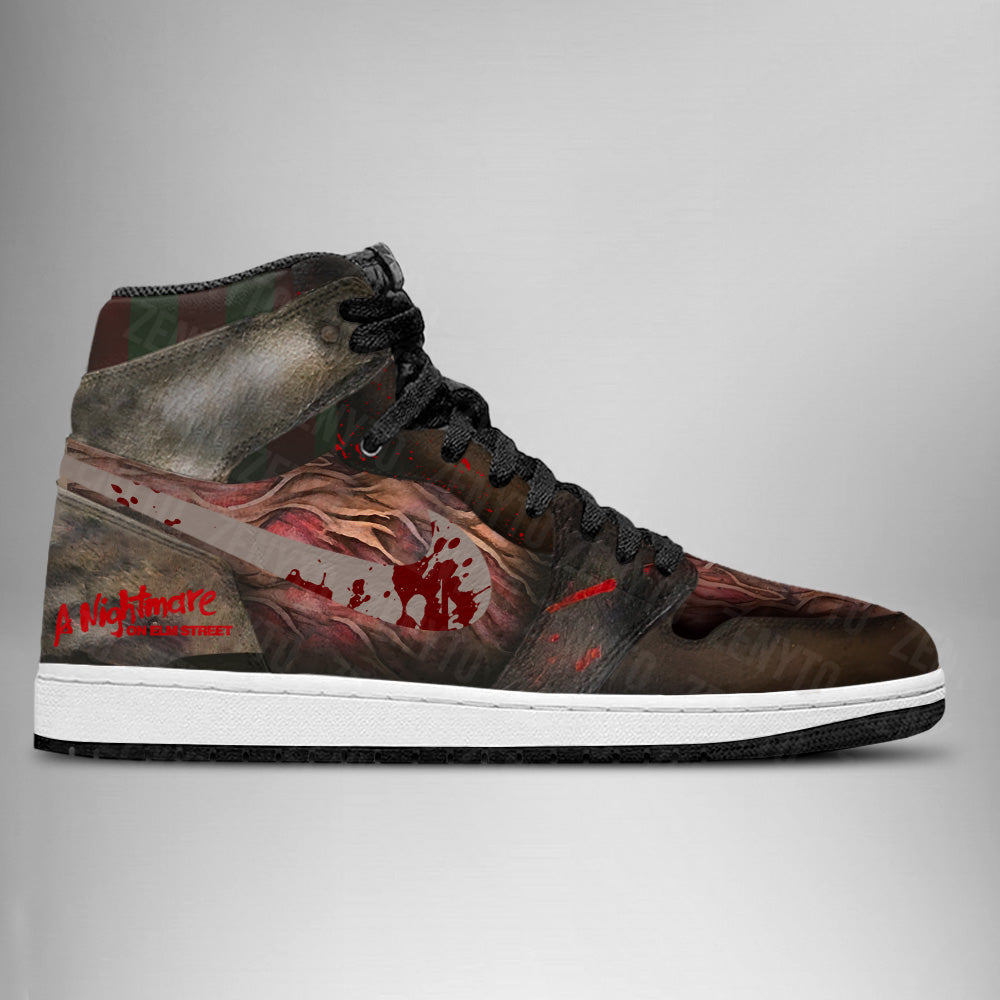 Freddy vs Jason Halloween J1 High Top Shoes Version 2