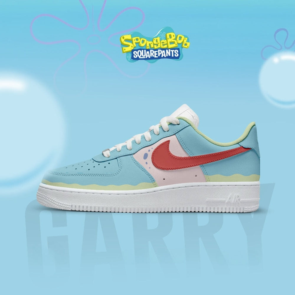 Garry Snail Spongebob Squarepants AF1 Shoes