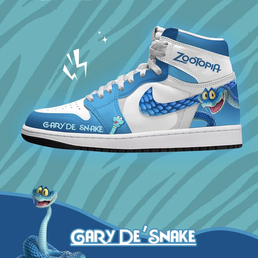 Gary De Snake Zootopia High Top Shoes