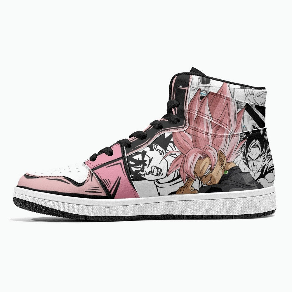 Goku Pink Dragon Ball Super JD1 High Top Shoes