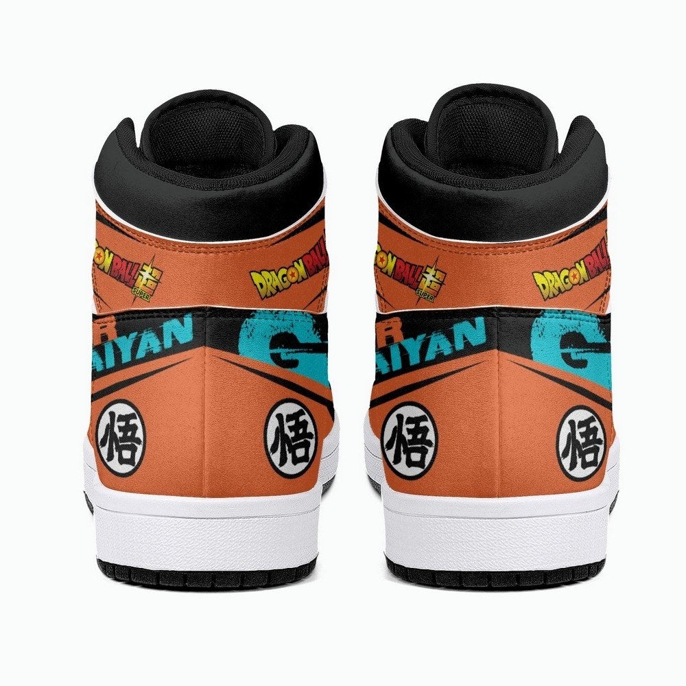 Goku Super Saiyan Blue Dragon Ball JD1 High Top Shoes