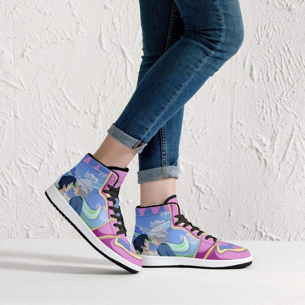 Howl And Sophie Howl's Moving Castle JD1 High Top Shoes
