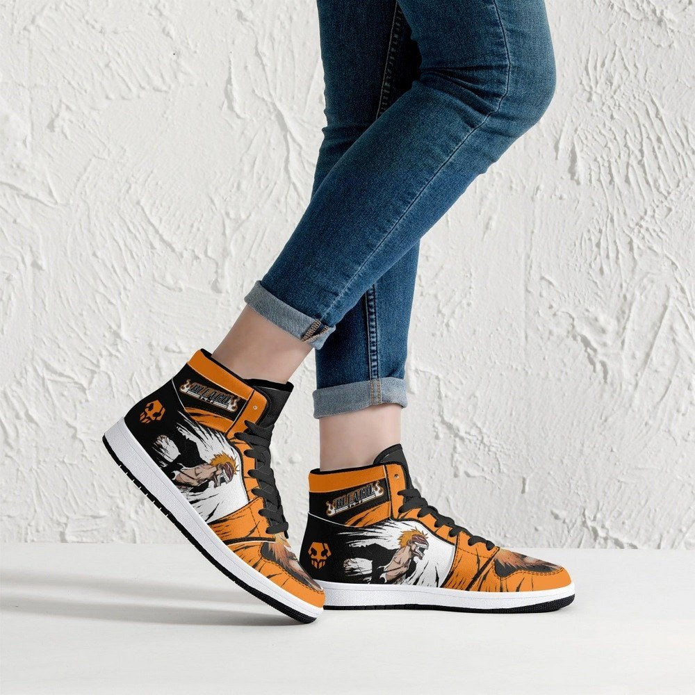 Ichigo Kurosaki Bankai Burīchi JD1 High Top Shoes