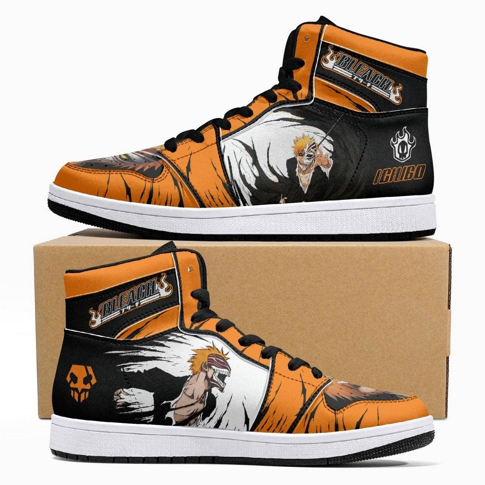 Ichigo Kurosaki Bankai Burīchi JD1 High Top Shoes