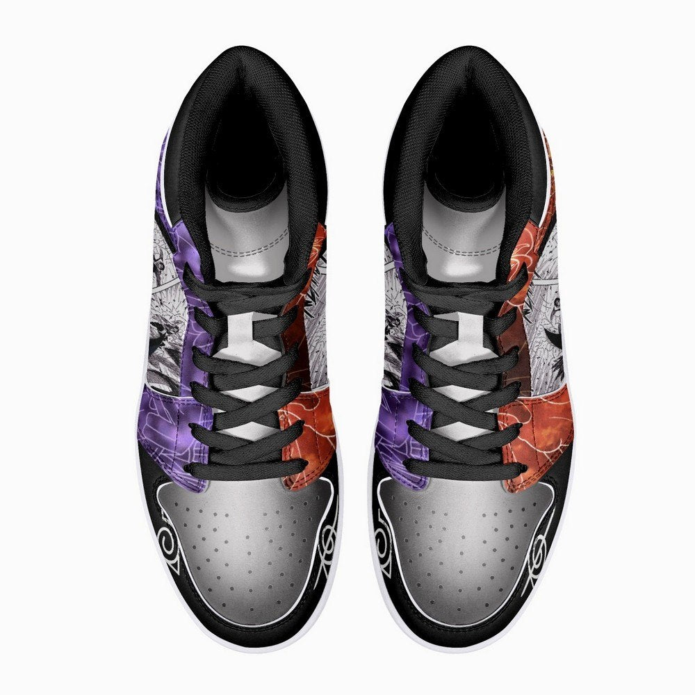 Itachi And Sasuke Clan Susano Ninja JD1 High Top Shoes