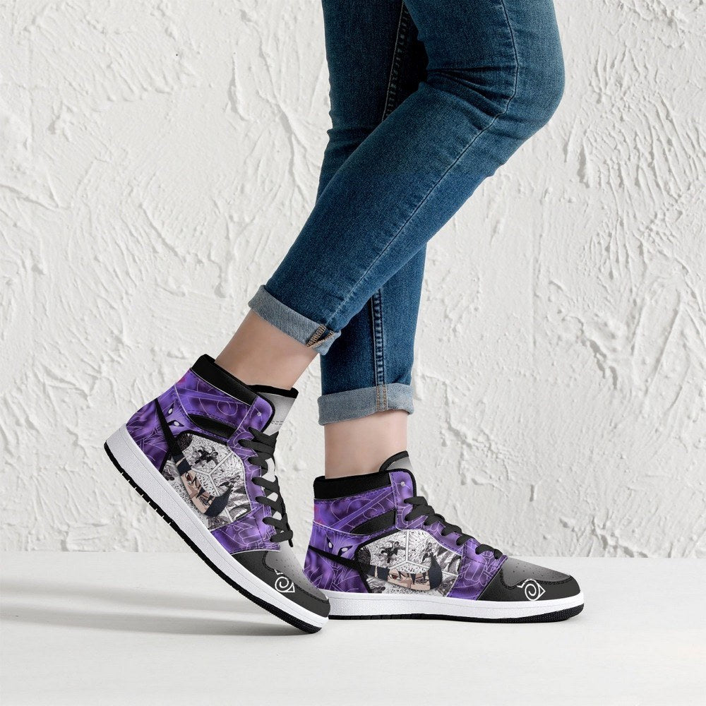 Itachi And Sasuke Clan Susano Ninja JD1 High Top Shoes