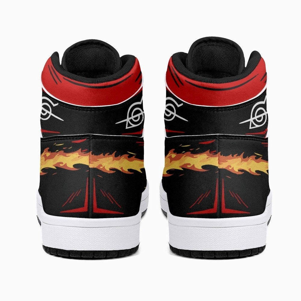 Itachi Clan Fireball Red Cloud Ninja JD1 High Top Shoes