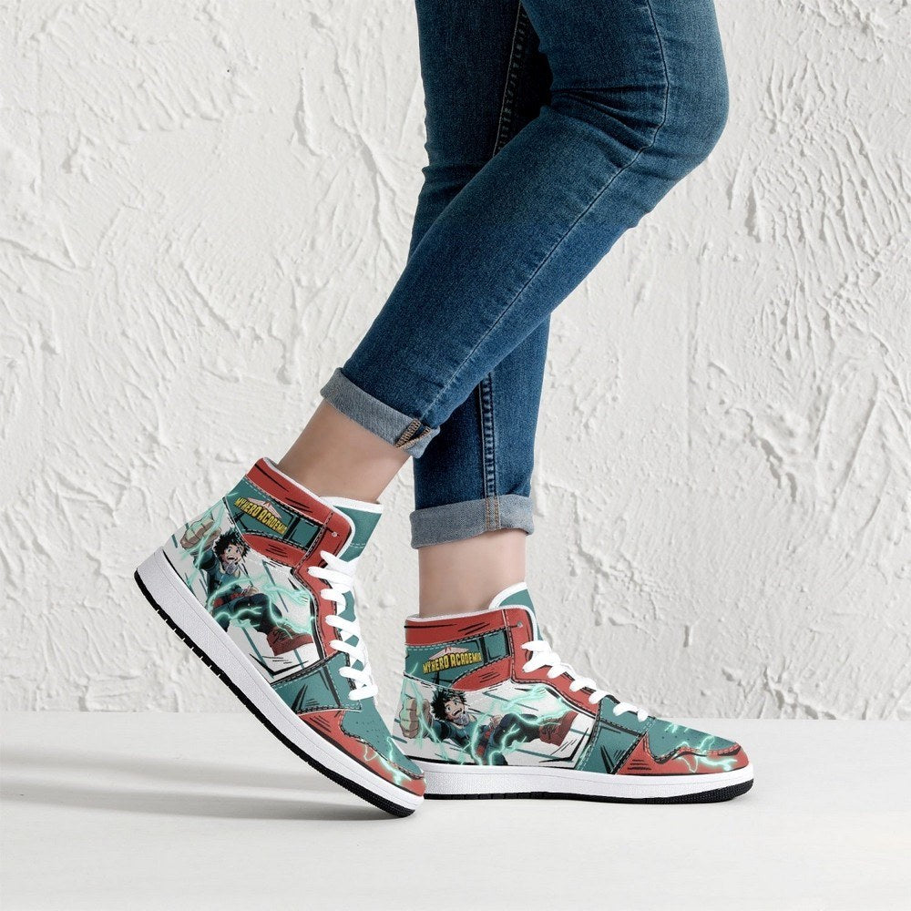 Izuku Midoriya - Deku My Hero JD1 High Top Shoes