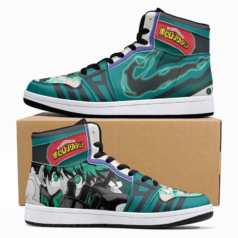 Izuku Midoriya My Hero JD1 High Top Shoes